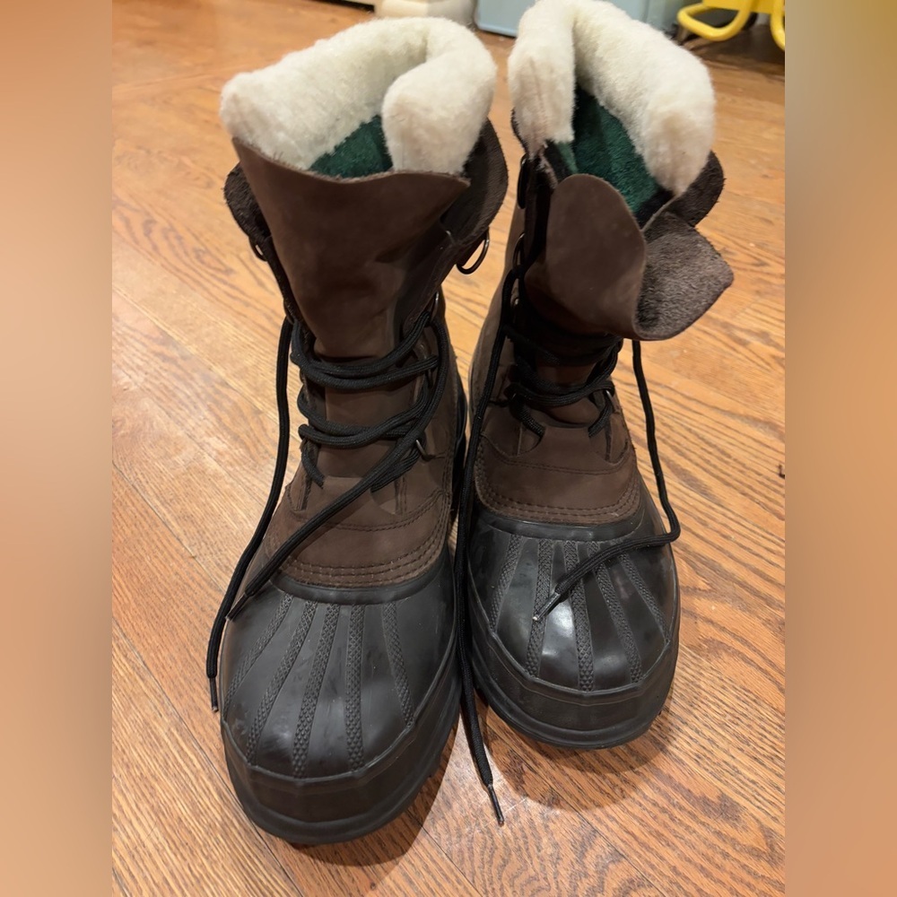 Men’s dark brown Sorel Winter Boots Size 9 - Picture 6 of 6